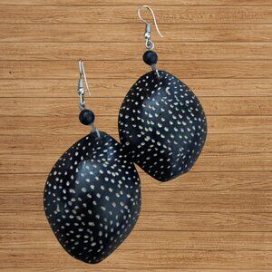 "The Safari Whisper" – African Handcrafted Calabash Earrings from Kenya